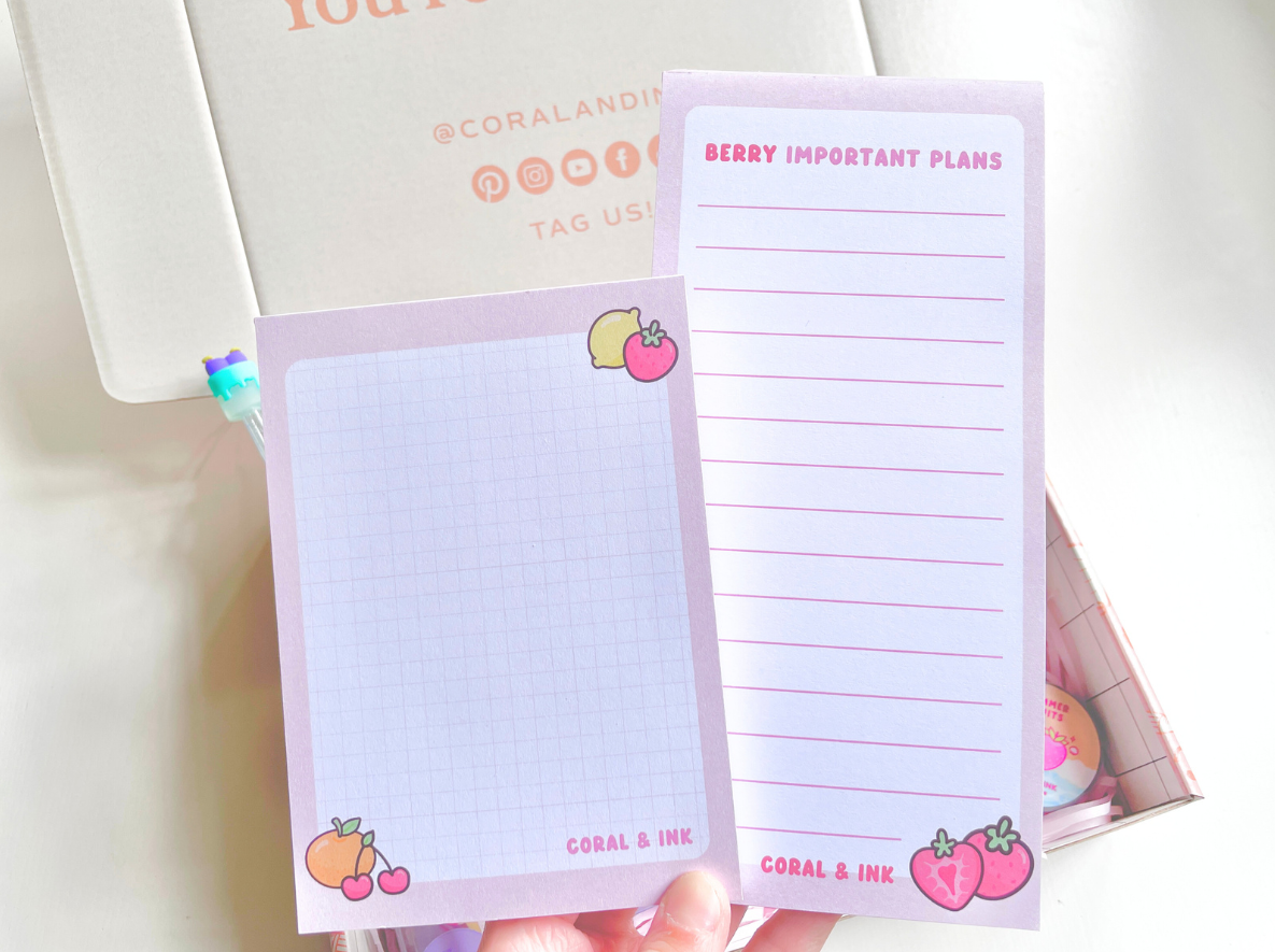 Fruity Notepad Set