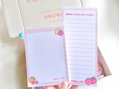 Fruity Notepad Set