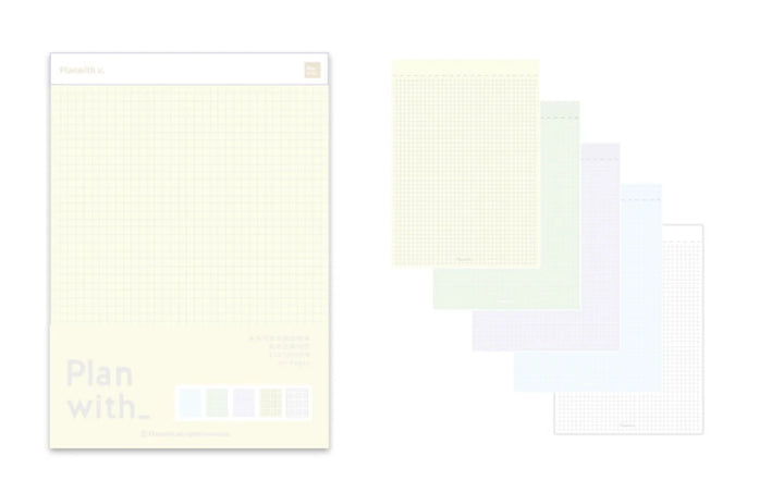 B5 Perforated Coloured Paper Notepad