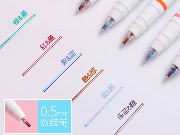 Double Line Pens