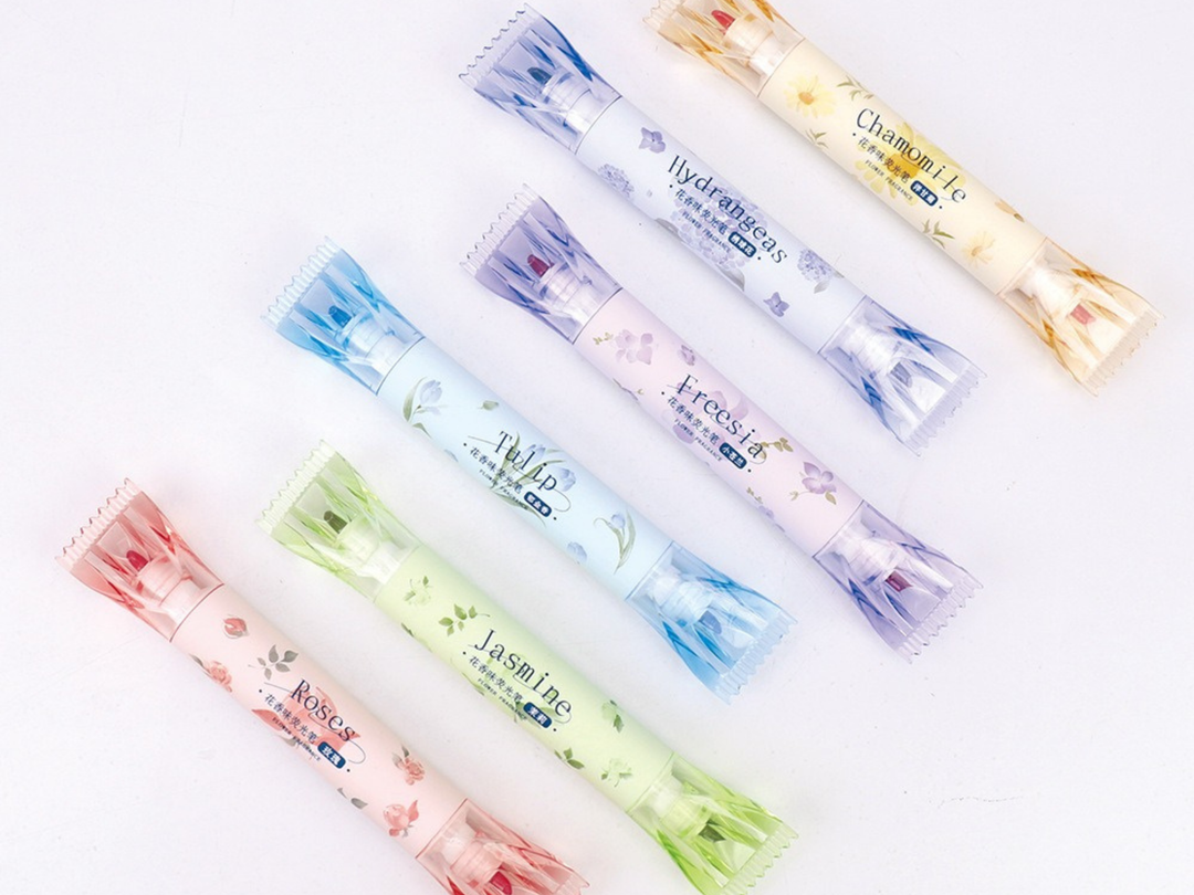 Scented Floral Highlighter Marker Pens