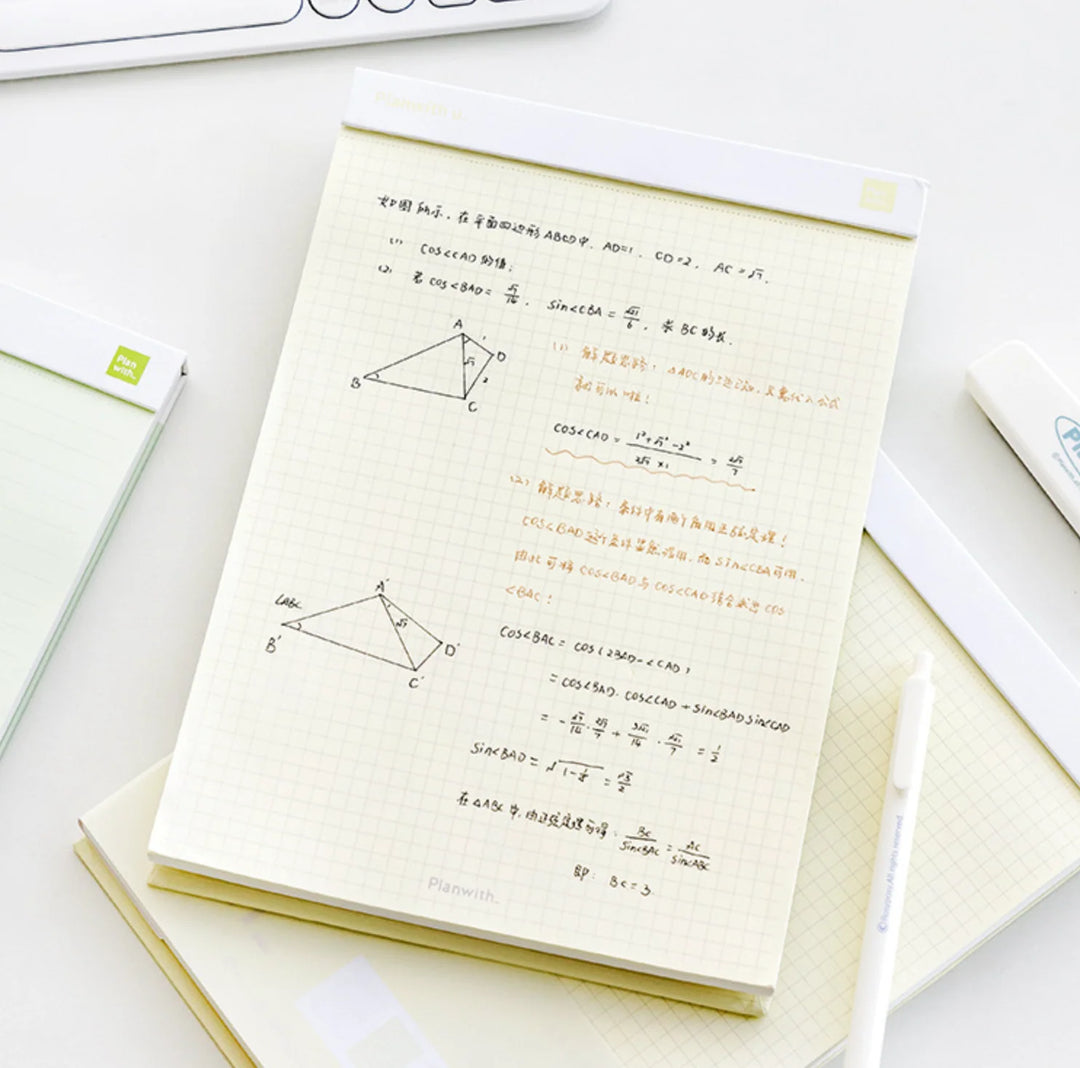 B5 Perforated Coloured Paper Notepad