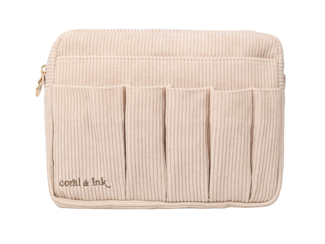 Organisation Stationery Pouch Oatmeal