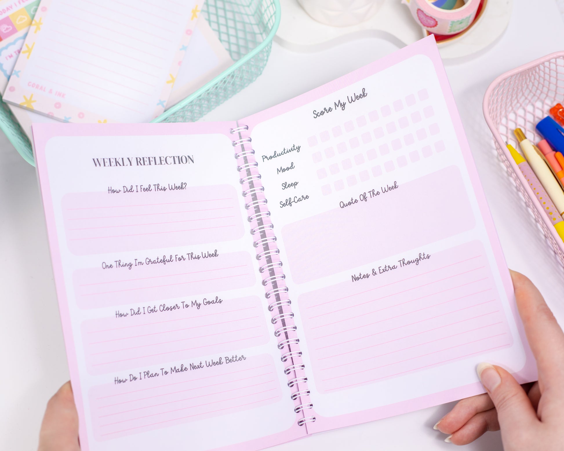 30 Day Self-Care Workbook Planner