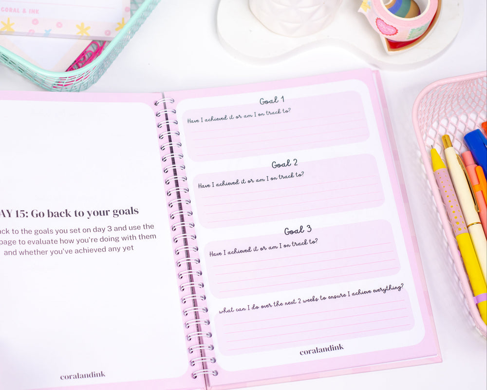 30 Day Self-Care Workbook Planner