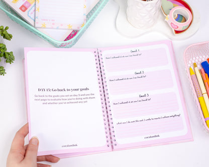 30 Day Self-Care Workbook Planner