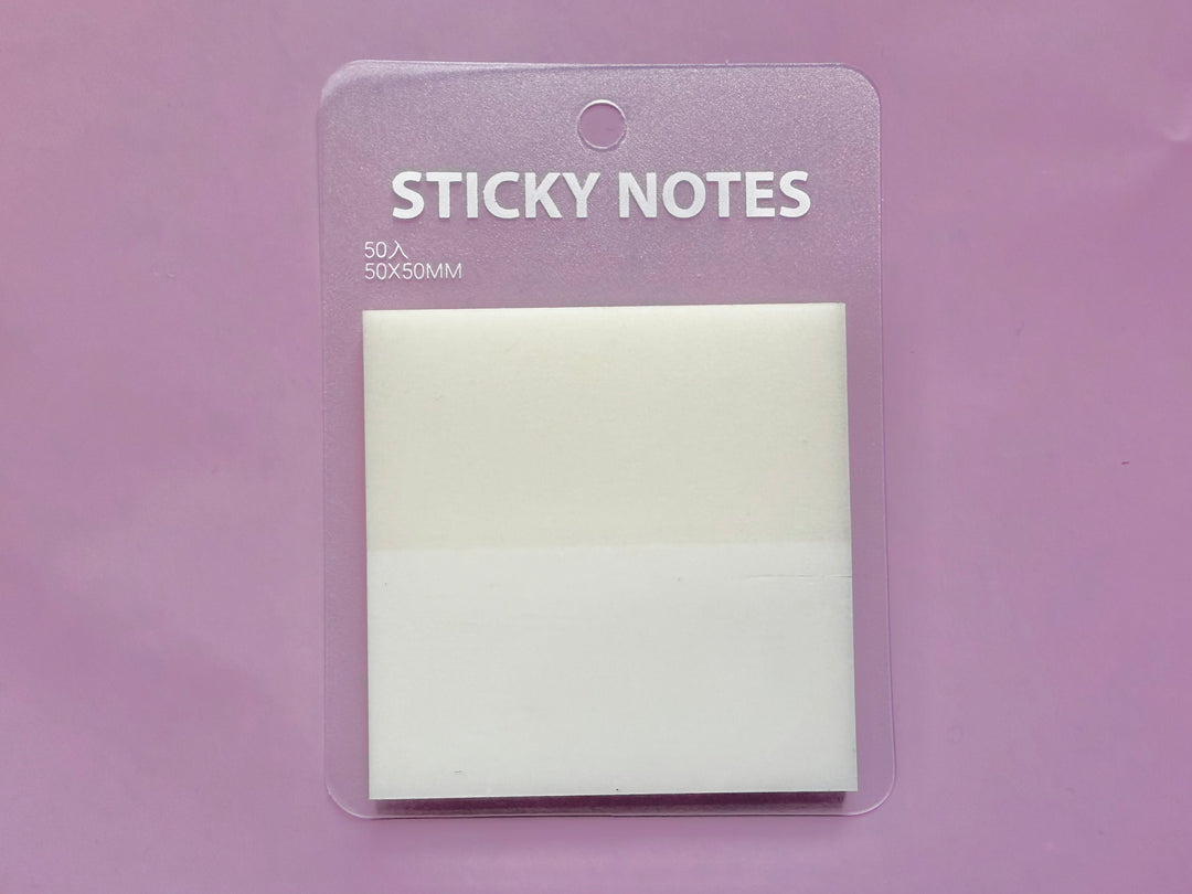 Coloured Transparent Sticky Notes