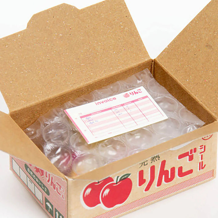 Mini Apple Decoration Sticker Box