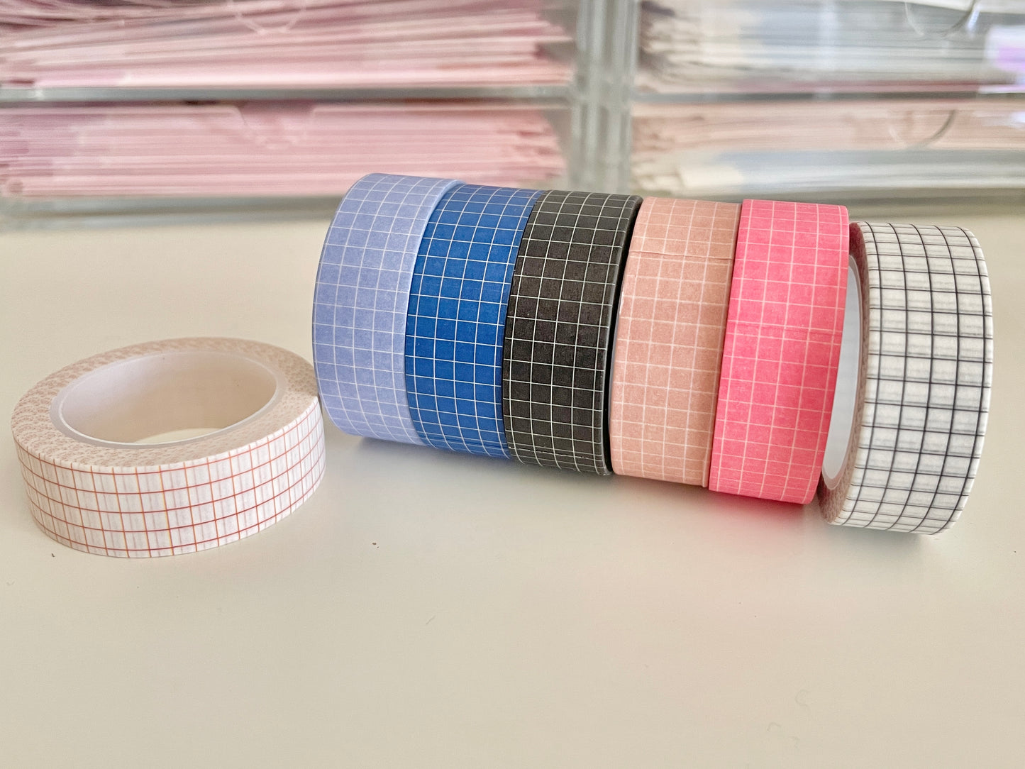 Grid Washi Tape coralandink