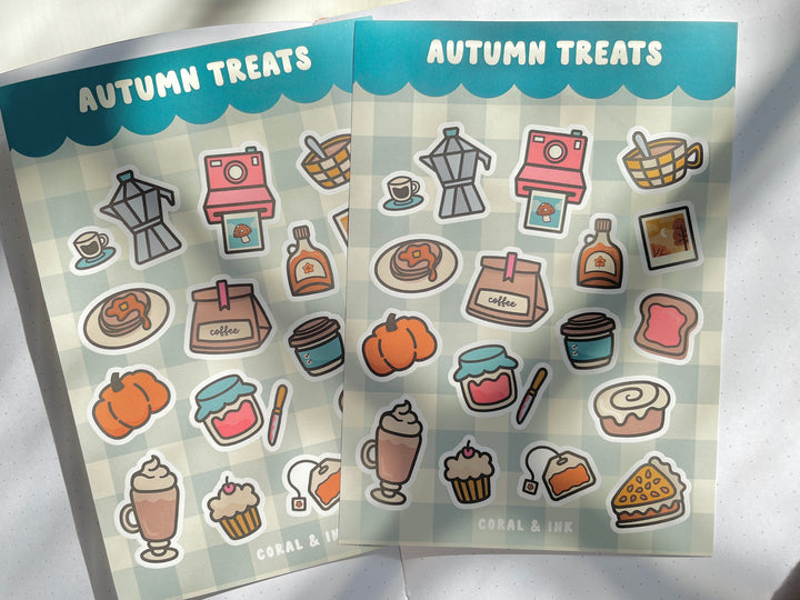 Autumn Treats Sticker Sheet