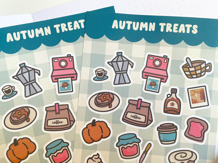 Autumn Treats Sticker Sheet