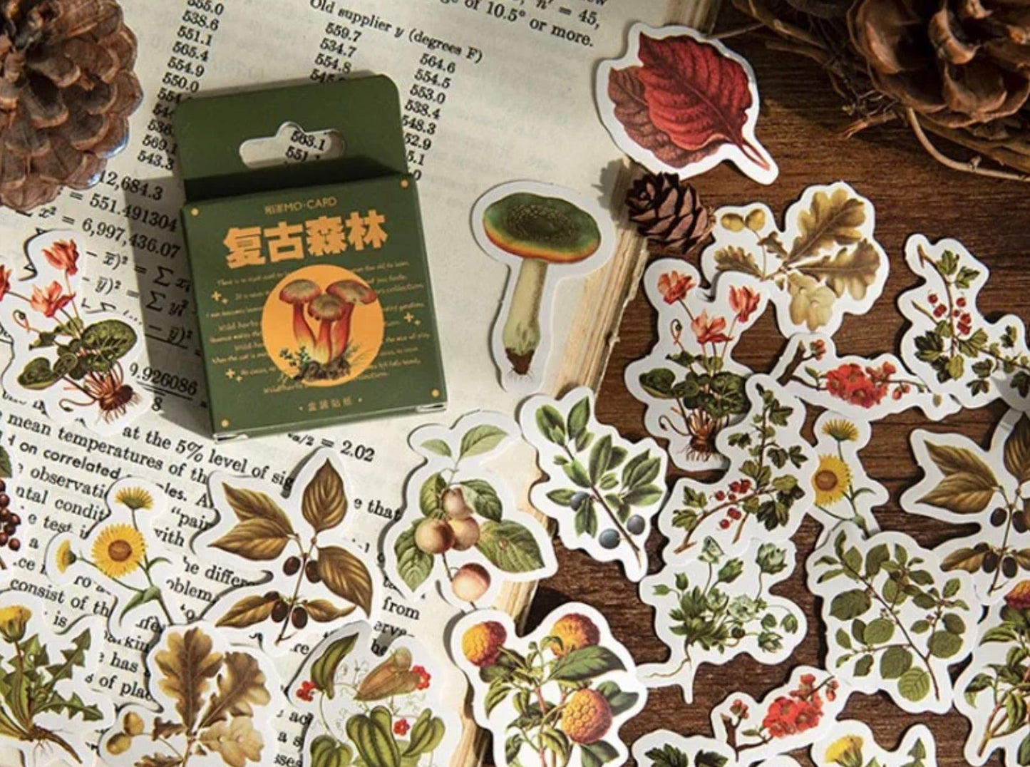 Autumn Forest Sticker Box