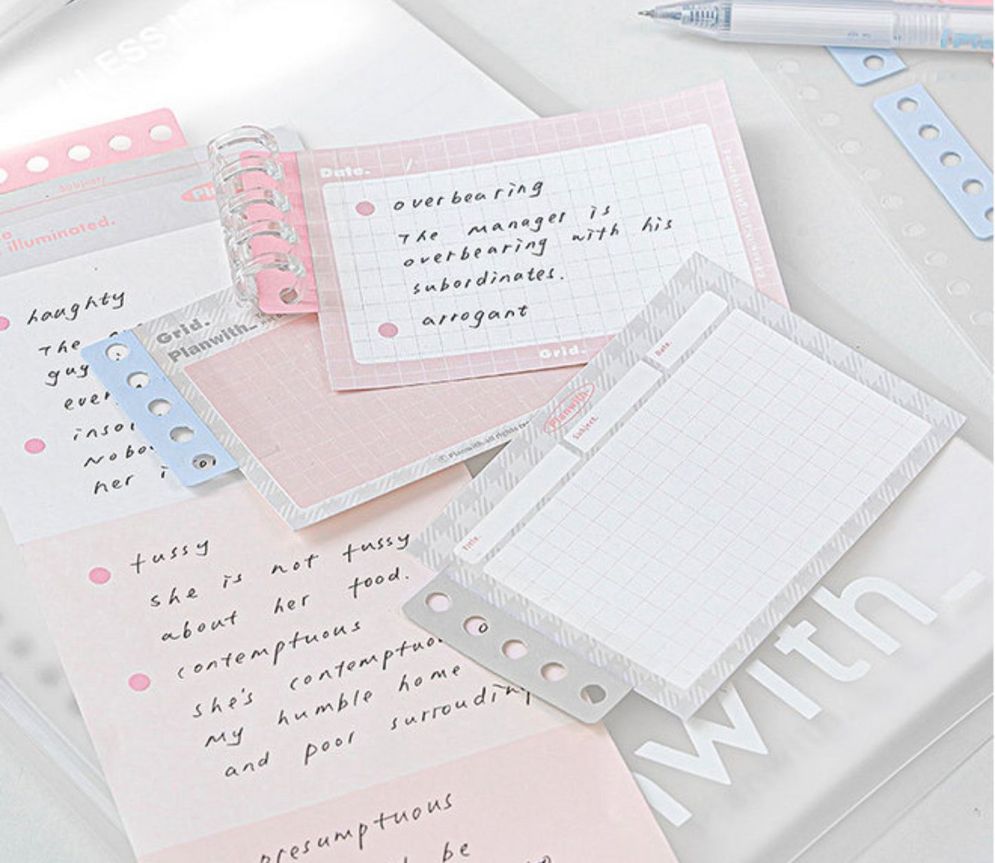 Expand To Stick Binder Hole Punch Stickers