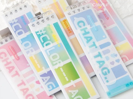 Colour Tag Sticker Books