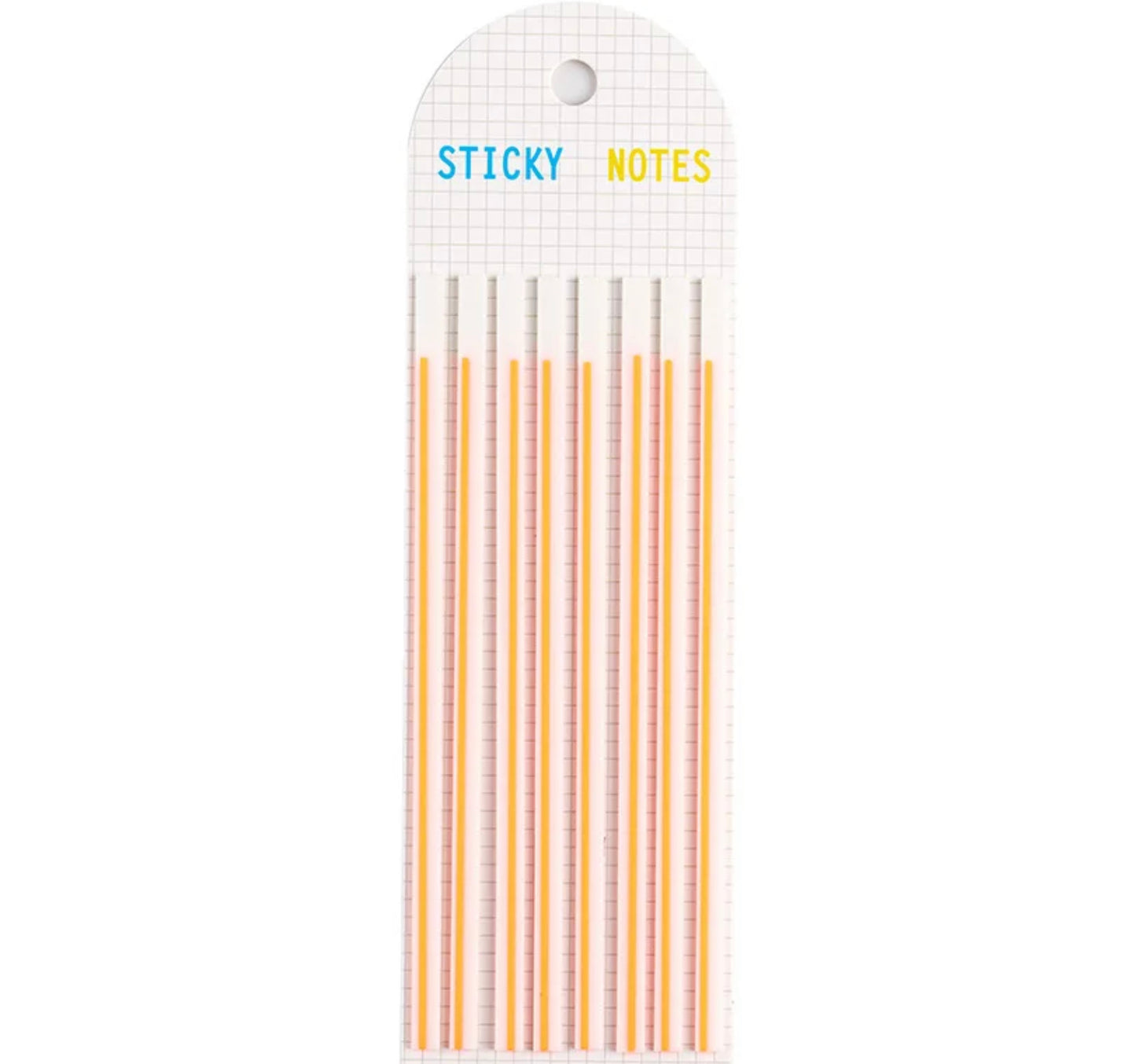 Highlighter Sticky Notes Strips | Coral & Ink