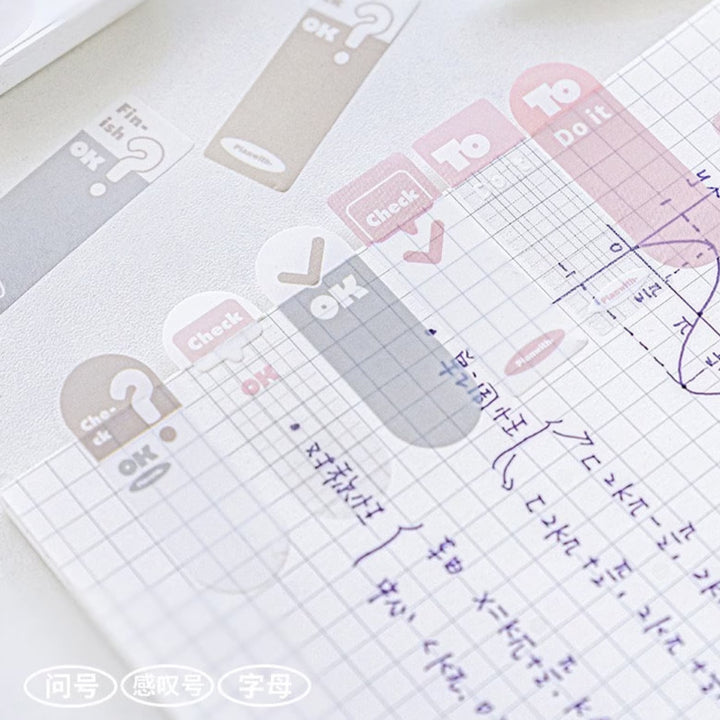 Tearable Sticky Page Tabs