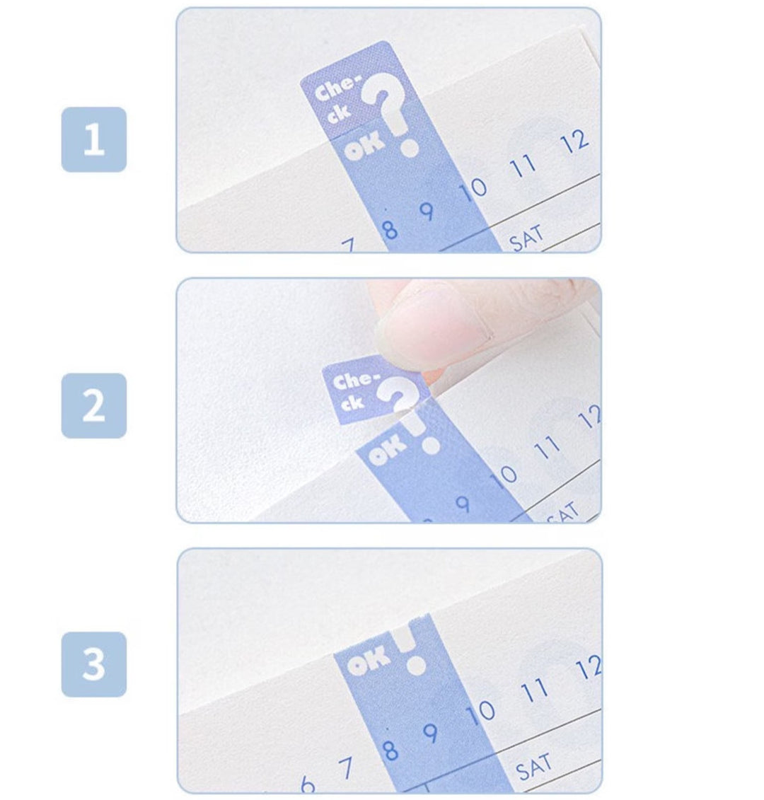 Tearable Sticky Page Tabs
