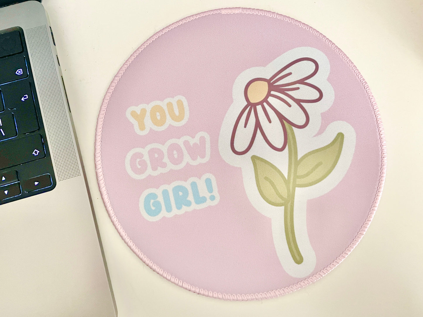 'You Grow Girl' Mouse Pad