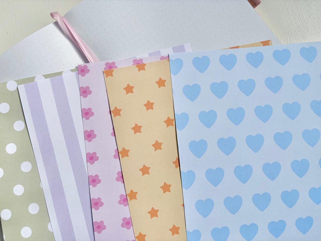 Pastel A5 Crafting Paper Pack