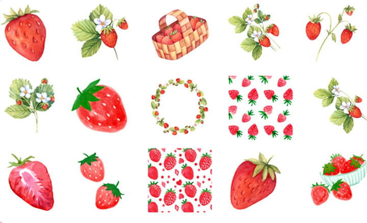Strawberry Sticker Box