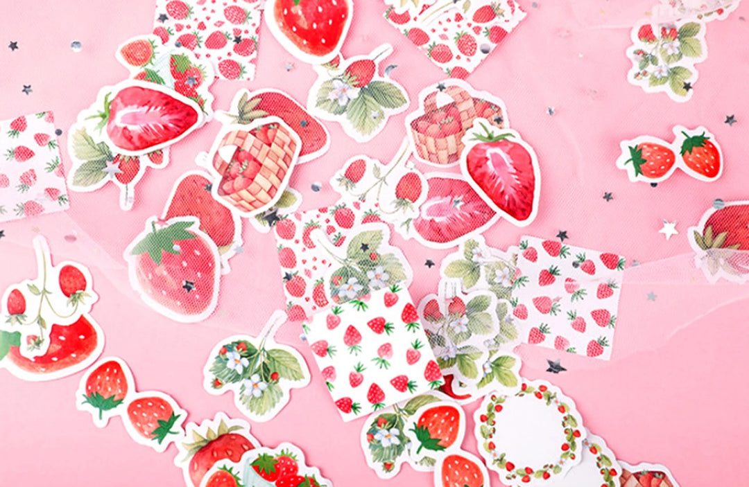 Strawberry Sticker Box