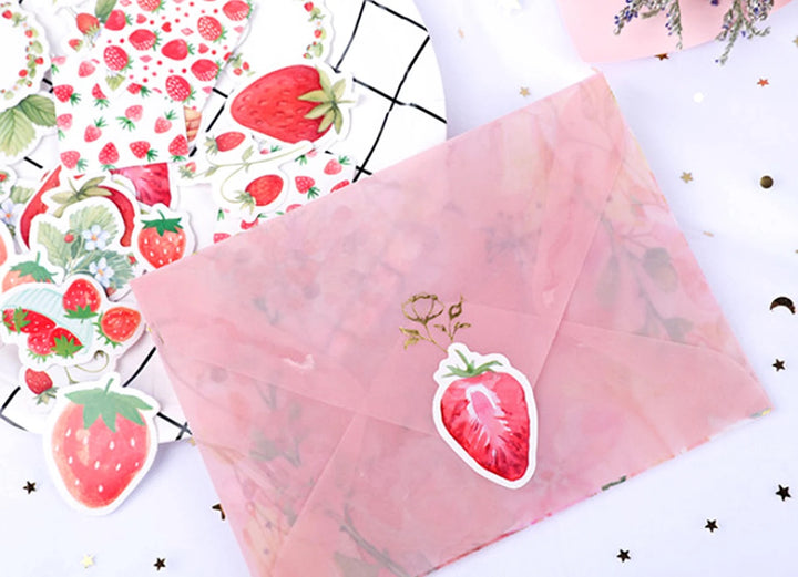 Strawberry Sticker Box