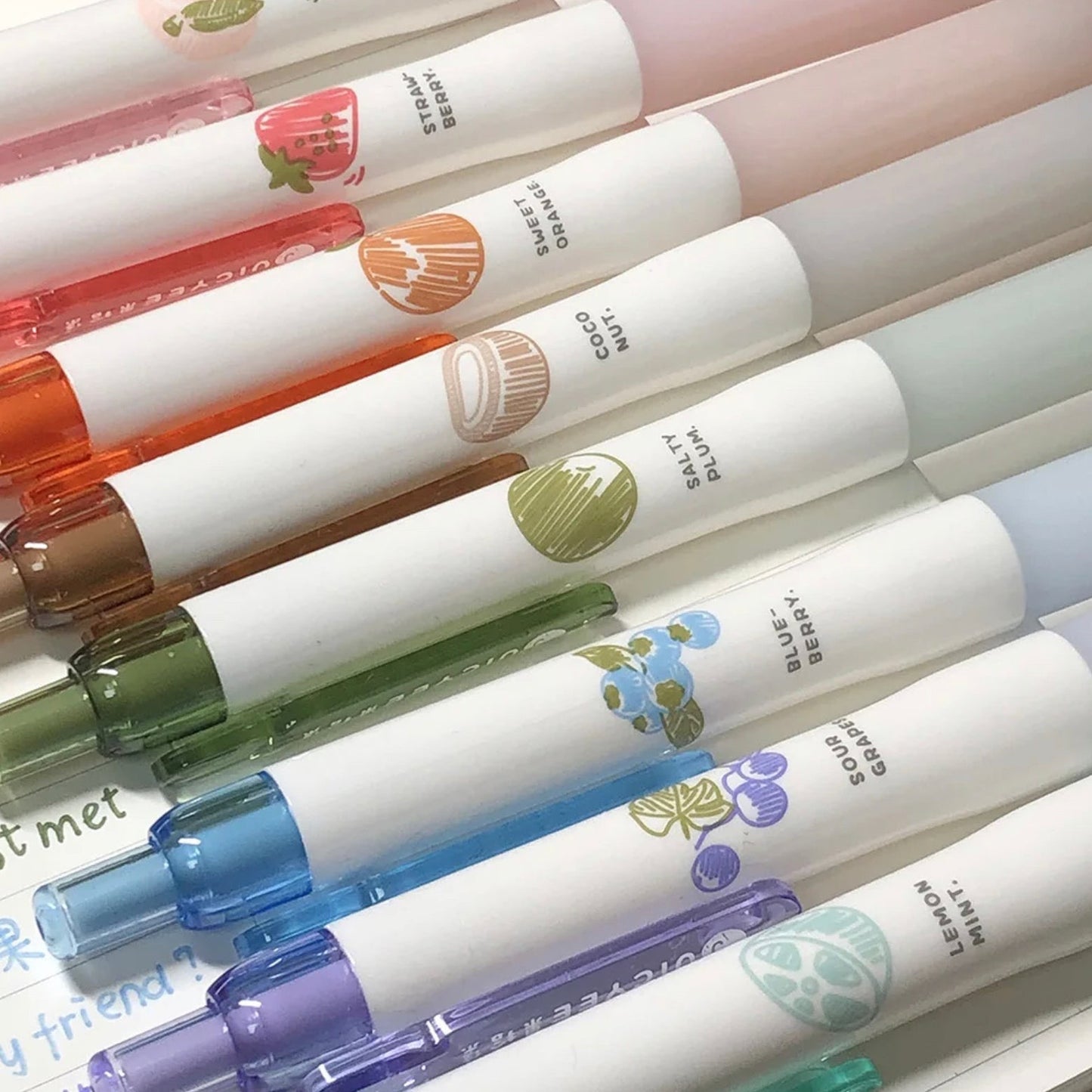 Fruity Scented Ink Gel Pens