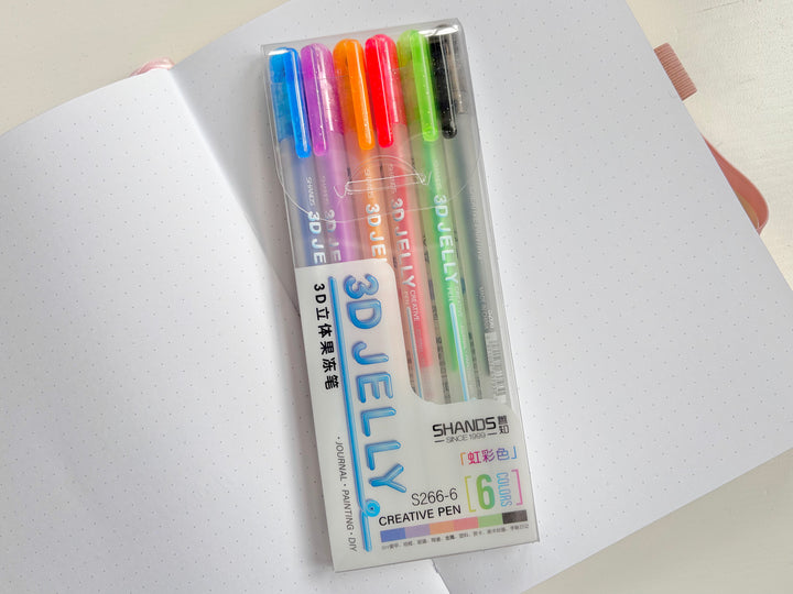 3D Jelly Pens Set
