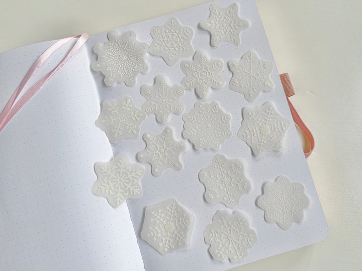Snowflake Ephemera Style Paper Bits