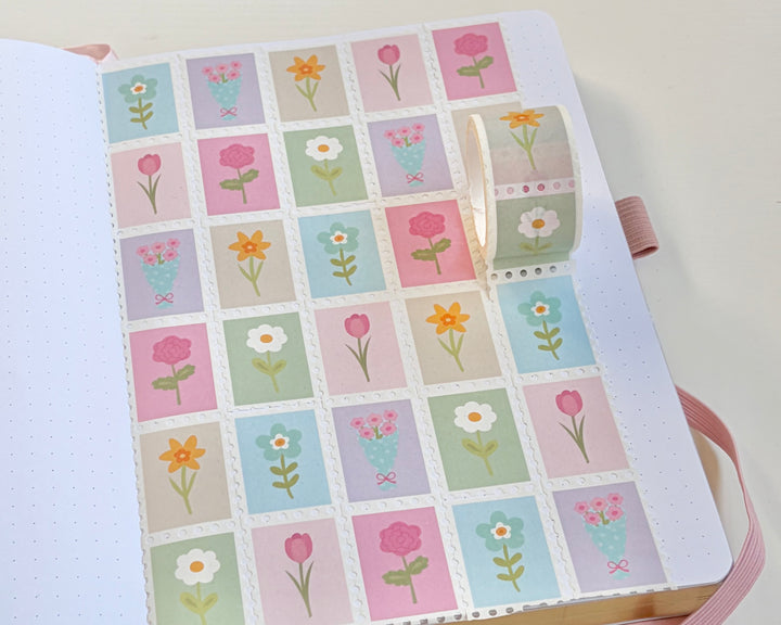 Meadow Mail Stamp Style Washi Tape