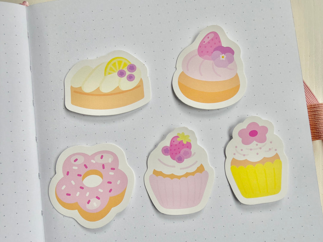 Set of 5 Bakery Sticker Decals