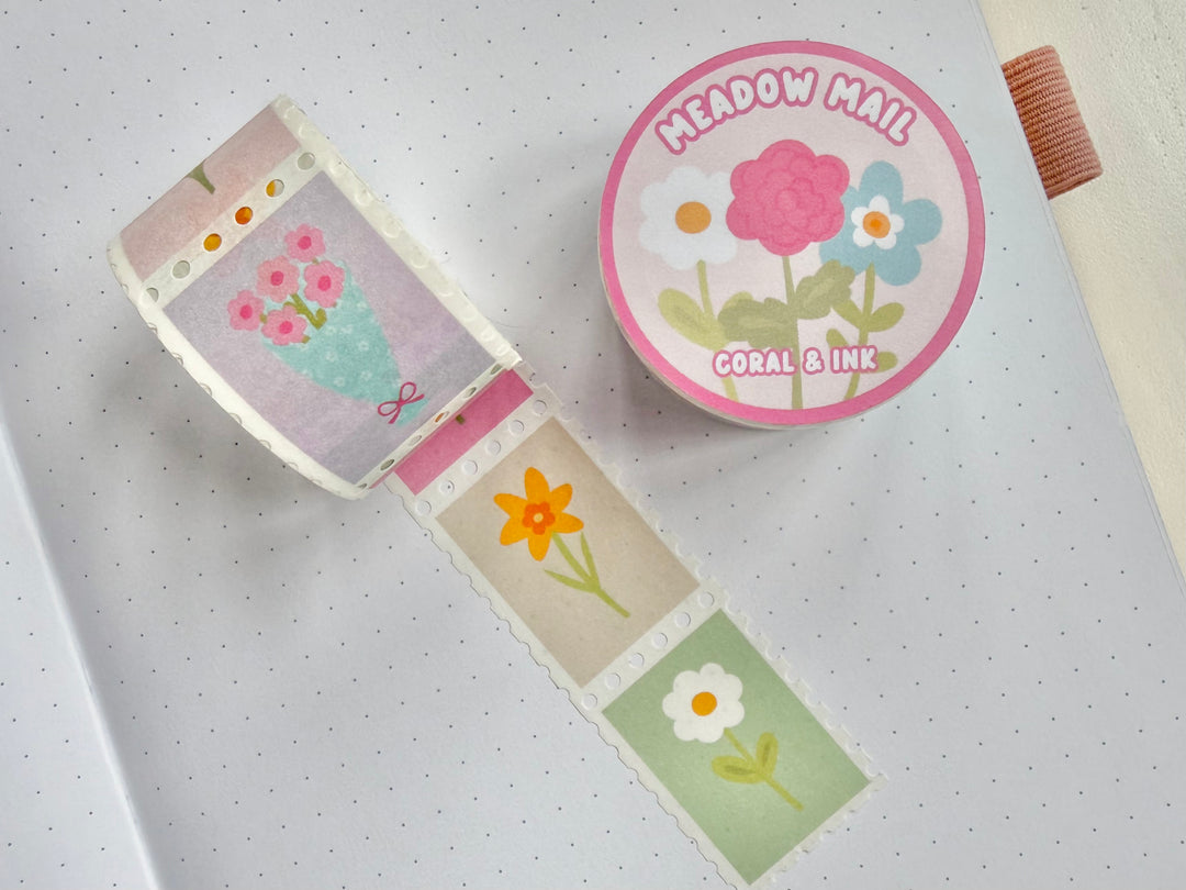 Meadow Mail Stamp Style Washi Tape