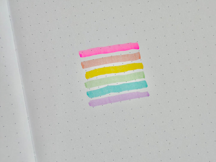 Set Of 6 Ice Cream Highlighters