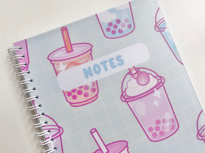 Boba Tea A5 Lined Notebook