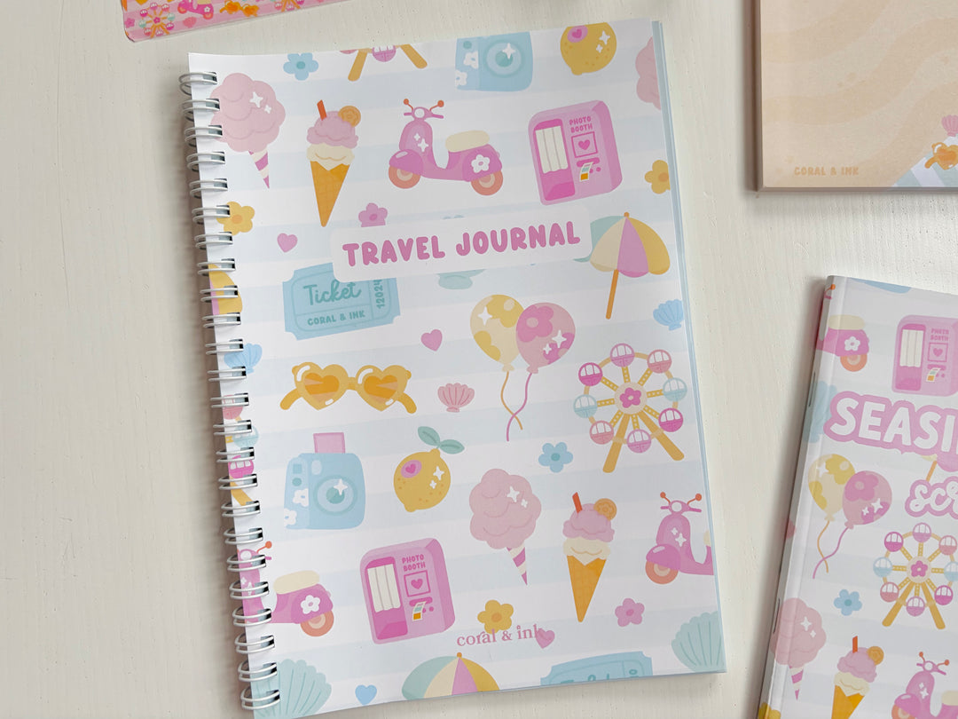 A5 Travel Journal | Cute Journaling Supplies & Stationery – Coral & Ink