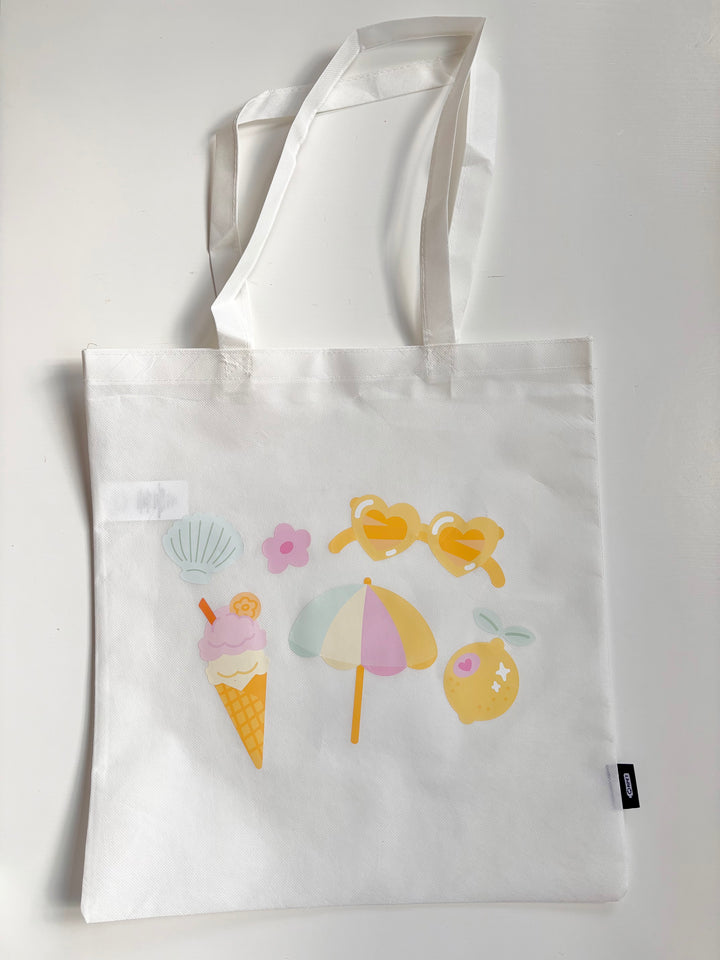 B Grade Summer Fun Recycled Tote Bag
