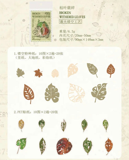 Autumn Leaves Scrapbooking Pack