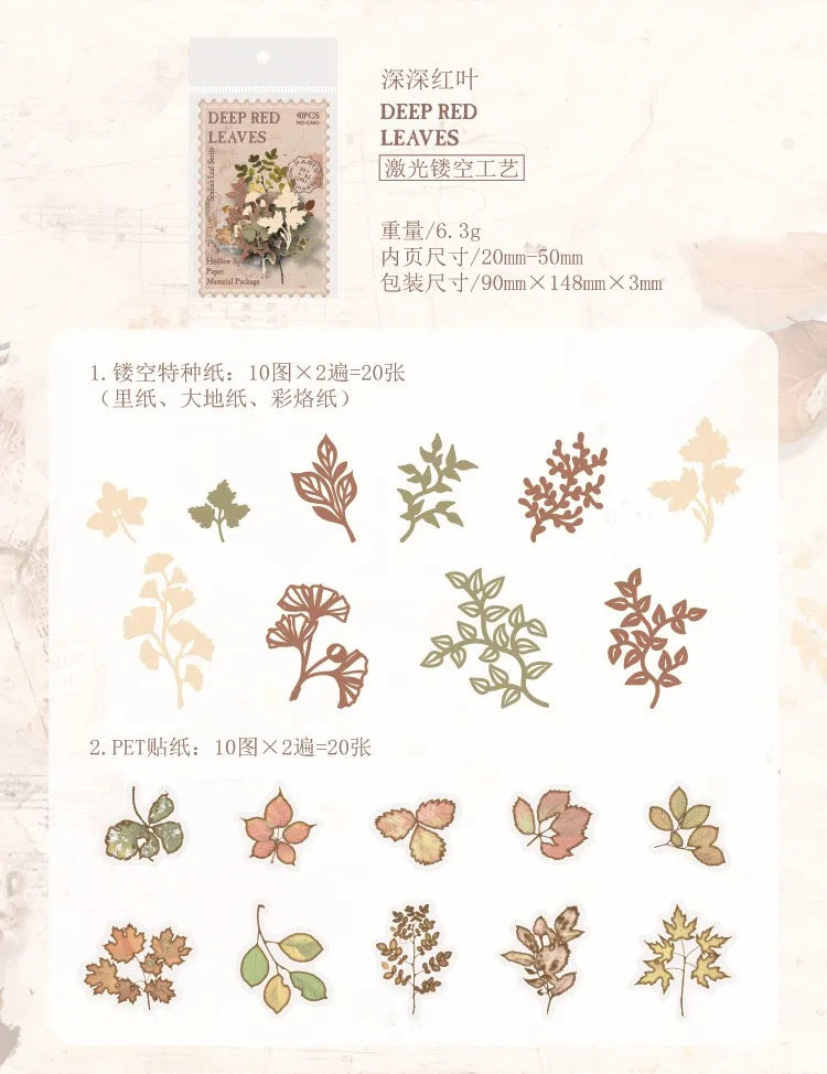 Autumn Leaves Scrapbooking Pack