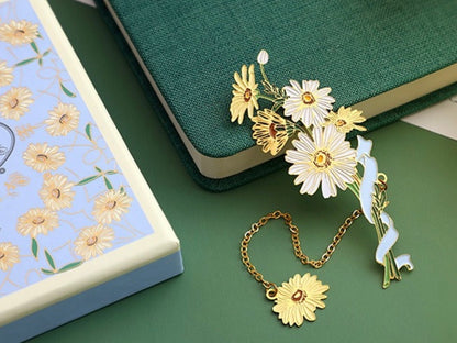 Morning Daisy Enamelled Bookmark