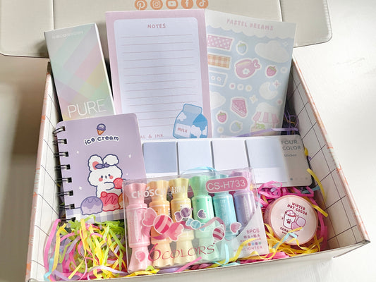 Kawaii Pastel Stationery Box