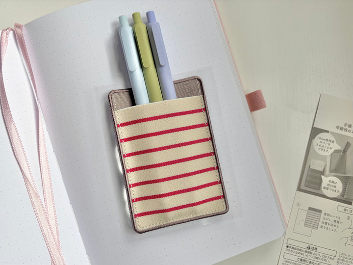 Elastic Notebook Pocket Sticker