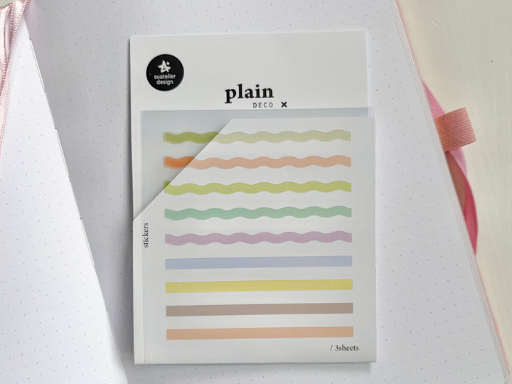 Plain Deco 78 Stickers