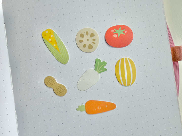 305 Vegetable Cereal Stickers