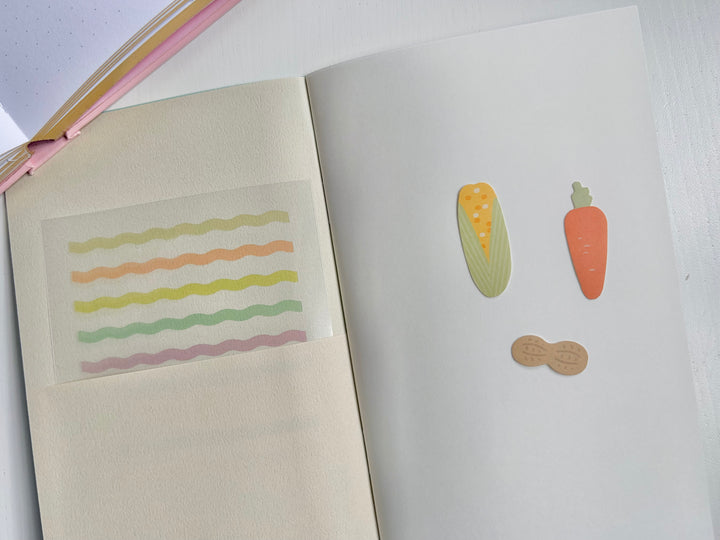 Peelable Sticker Book With Pocket