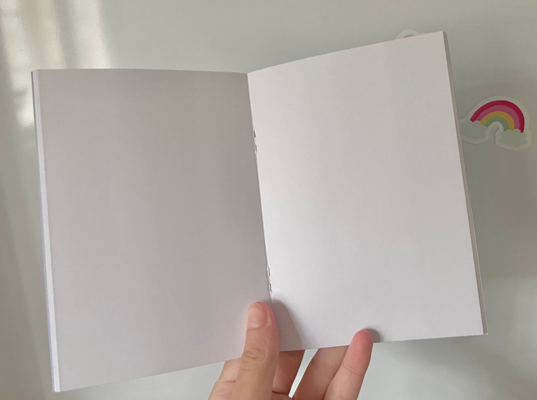 Rainbow A6 Plain Notebook