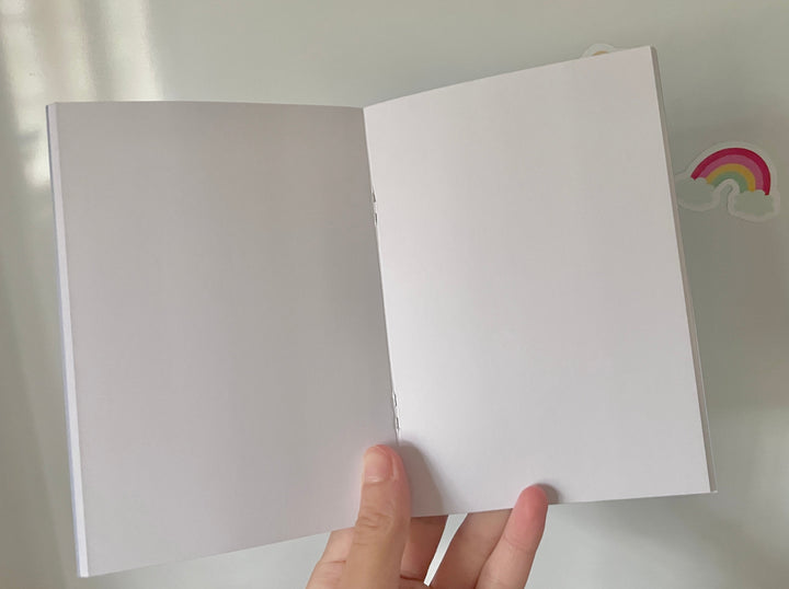 Rainbow A6 Plain Notebook