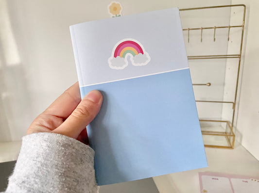 Rainbow A6 Plain Notebook