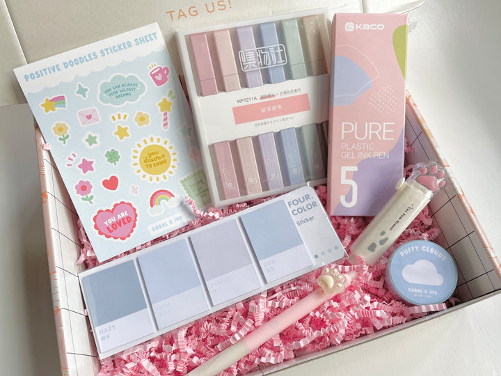 Coral's Favourites Stationery Box