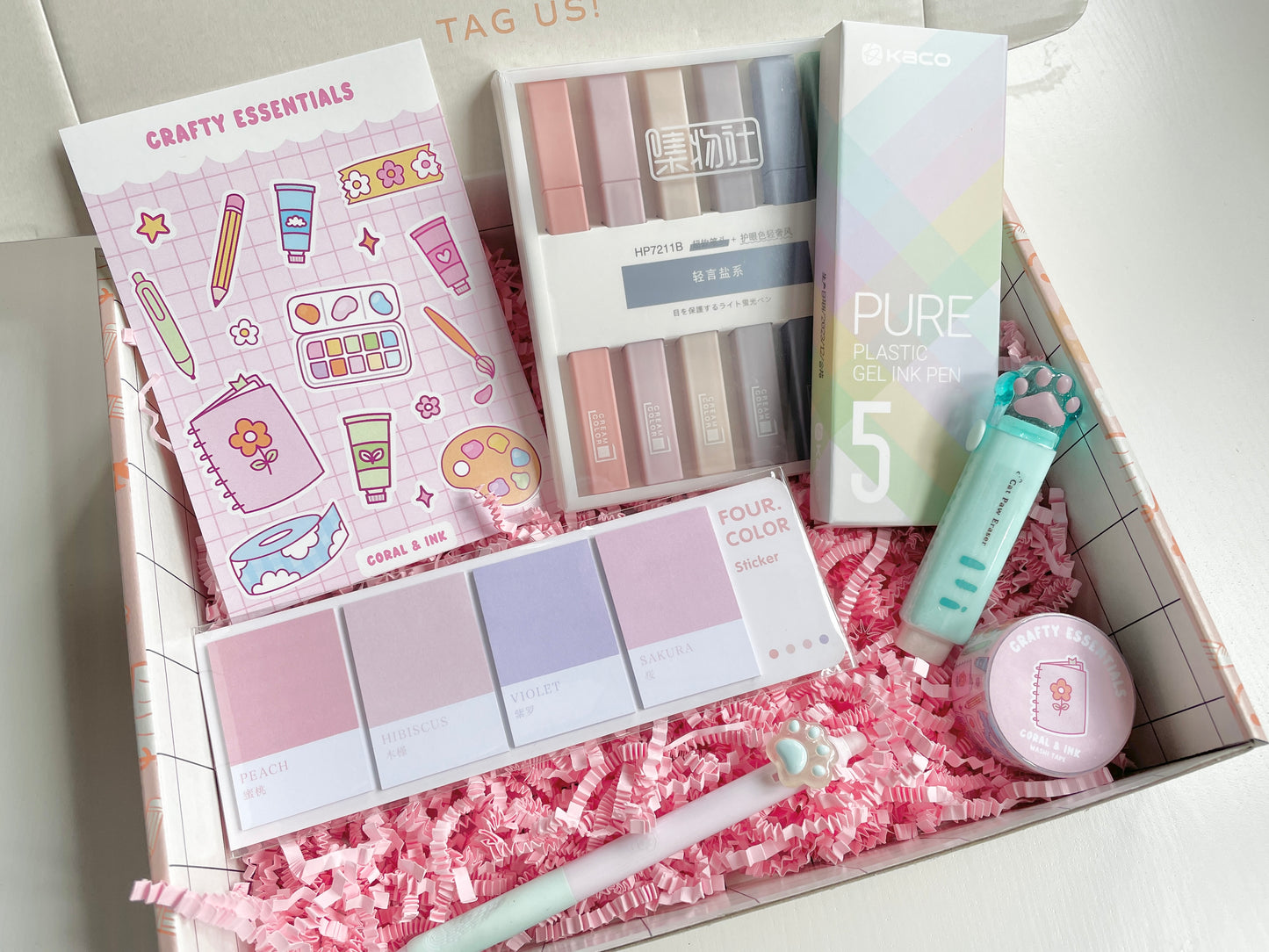 Coral's Favourites Stationery Box