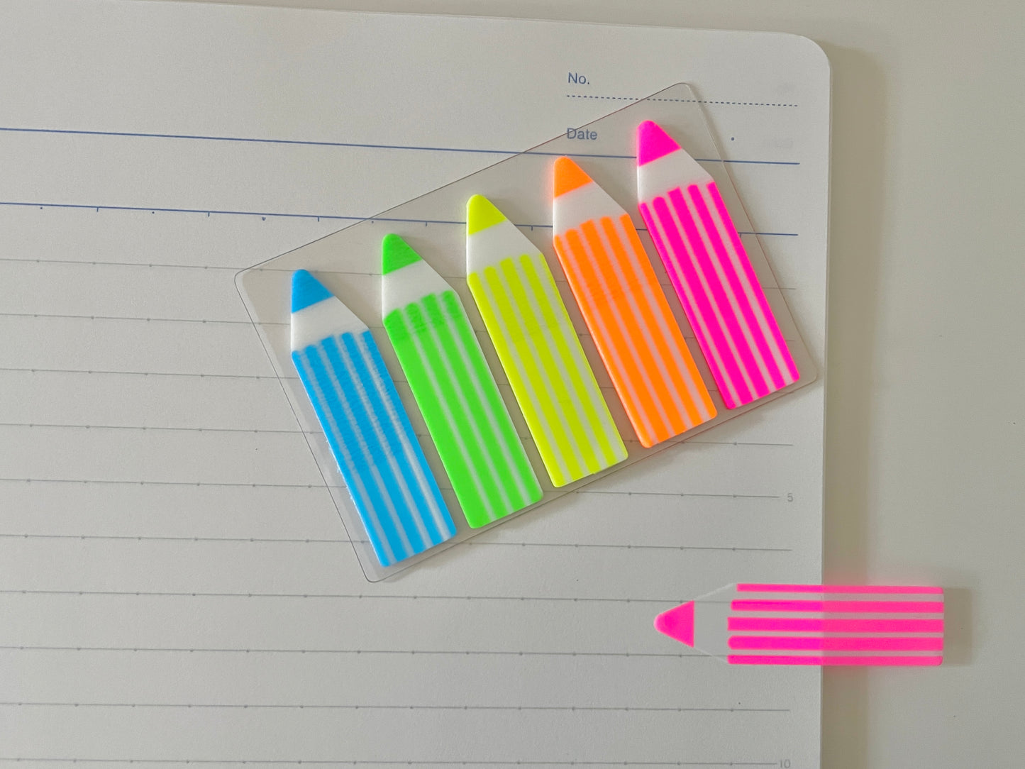 Pencil Shaped Index Page Markers